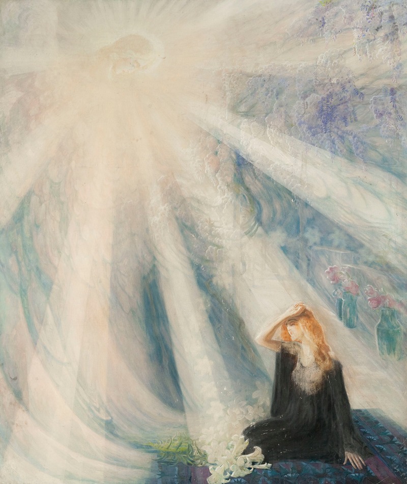 Vision III – sketch for 'Annunciation' by Казимеж Стаборовский — digital art print download