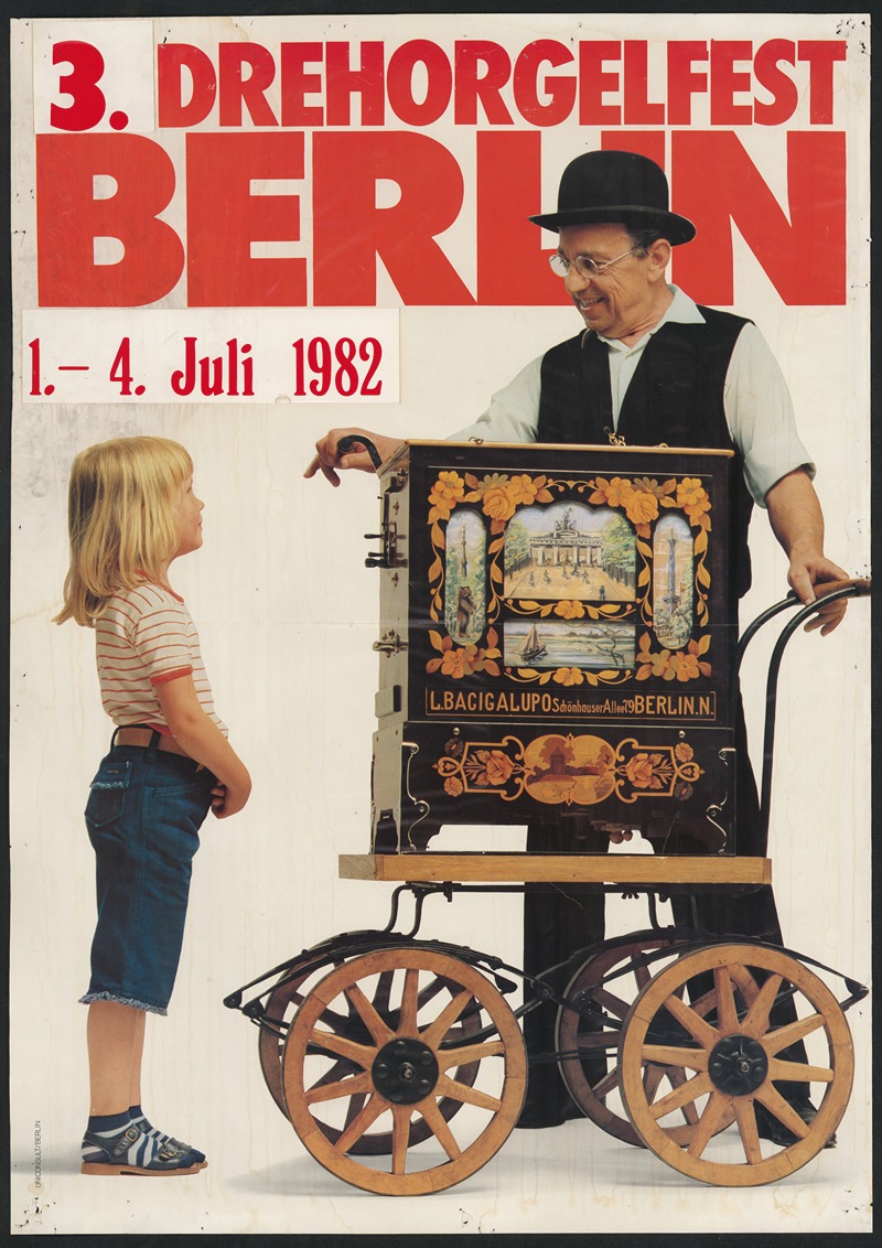 3. Drehorgelfest Berlin by Uniconsult, 1982 — digital art print download