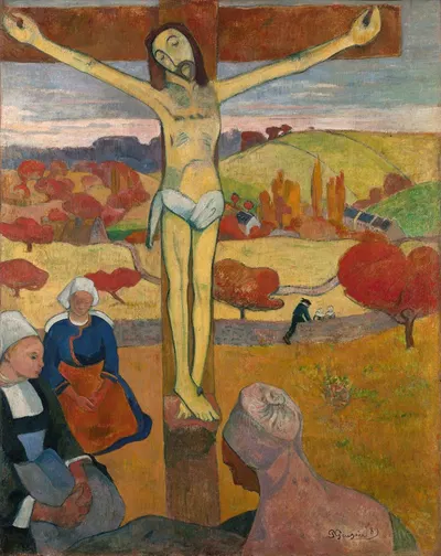 The Yellow Christ by Paul Gauguin, 1889 — digital art print download