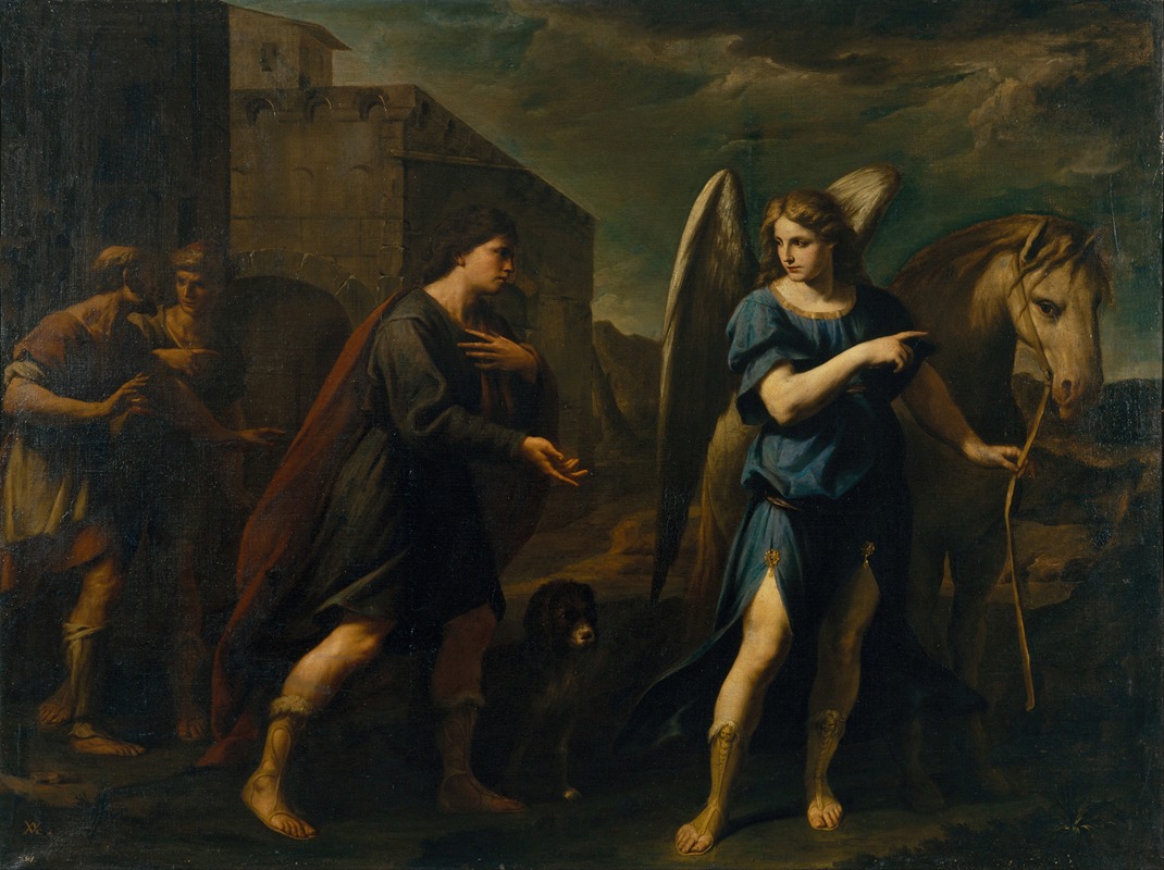 Tobias Meets the Archangel Raphael — Andrea Vaccaro