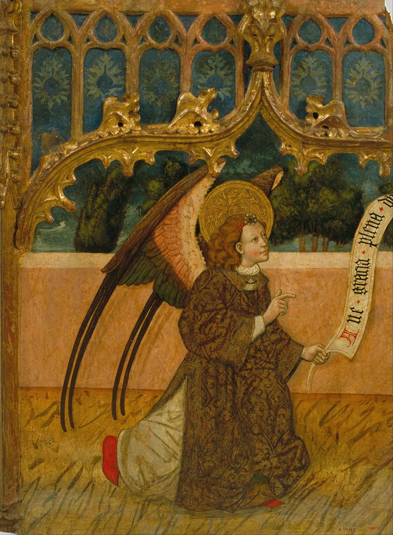 Archangel Gabriel from an Annunciation by Аноним — digital art print download