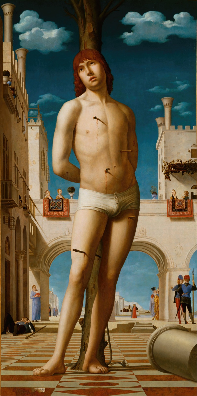 Saint Sebastian by Antonello da Messina — digital art print download