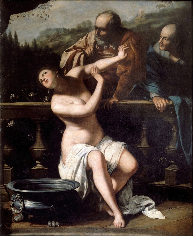 Susanna and the Elders by Артемизия Джентилески, 1649 — digital art print download