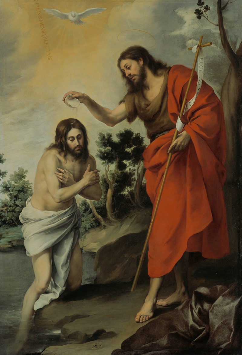 The Baptism of Christ — Bartolomé Estebán Murillo