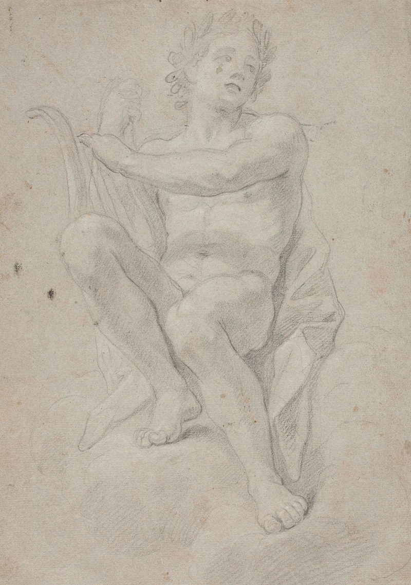 Apollo by Hendrik Krock, 1671 – 1738 — digital art print download