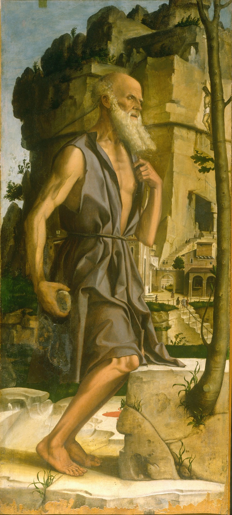 Saint Jerome by Bartolomeo Montagna, 1482 — digital art print download