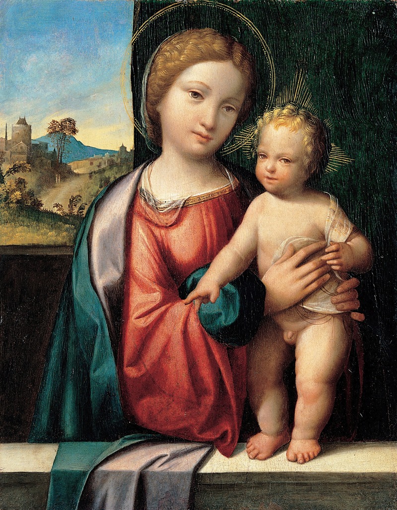 Madonna with the Child by Бенвенуто Тизи (Ил Гарафало), 1512 - 1513 — digital art print download