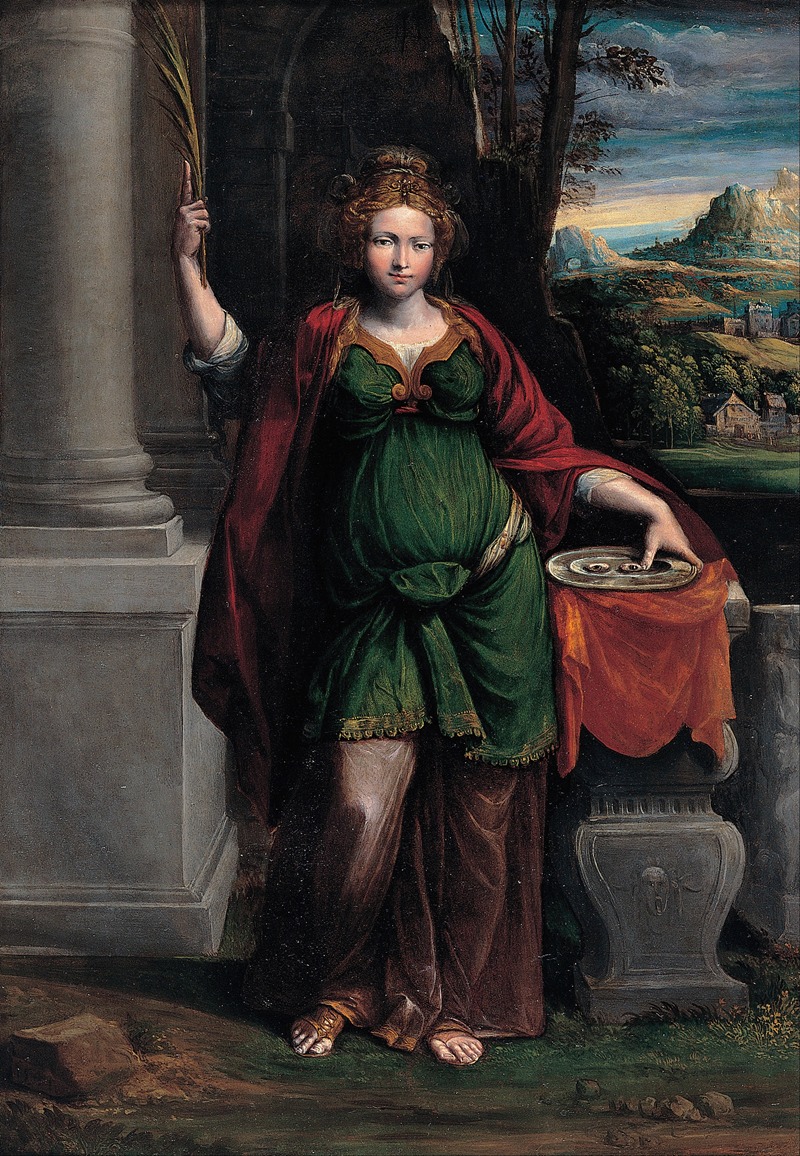 Saint Lucy by Бенвенуто Тизи (Ил Гарафало), 1535 - 1540 — digital art print download
