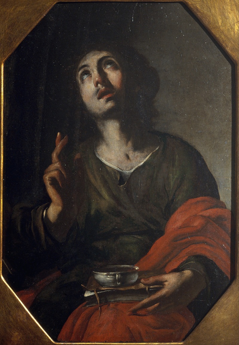 Saint John the Evangelist by Bernardo Cavallino — digital art print download