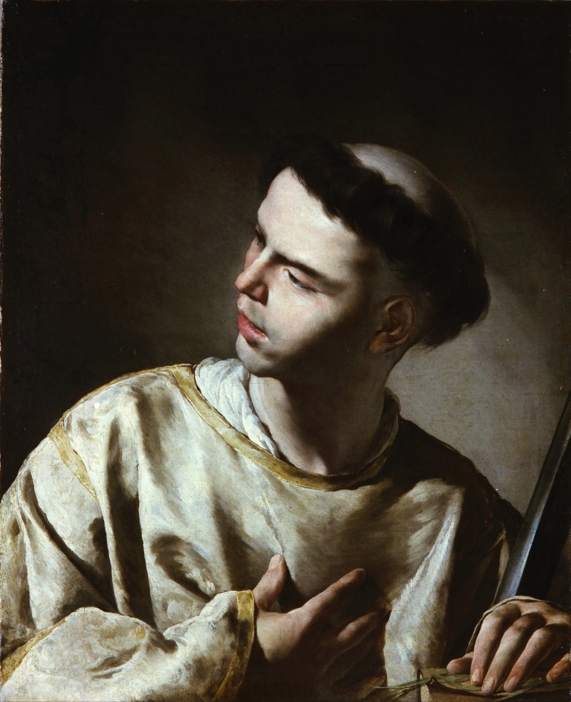 Saint Lawrence by Bernardo Cavallino — digital art print download