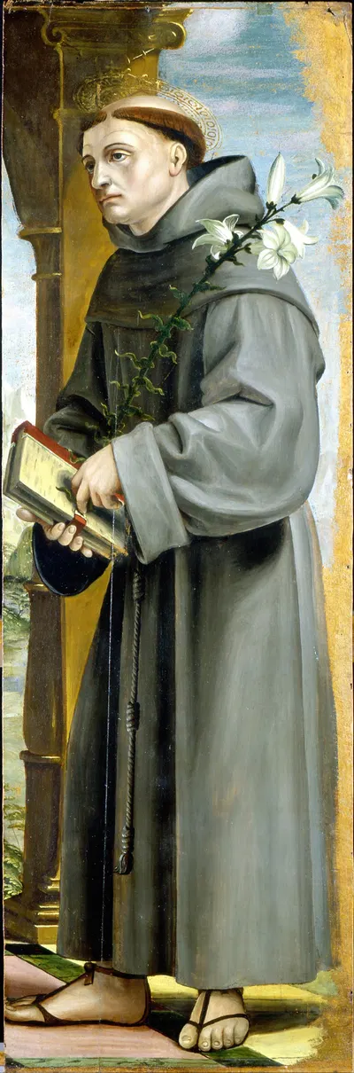 Saint Anthony of Padua by Bernardo Zenale, 1500 - 1510 — digital art print download