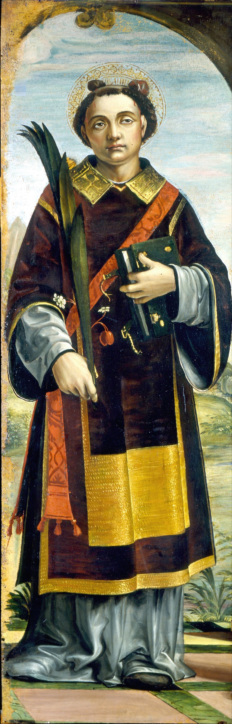 Saint Stephen by Bernardo Zenale, 1500 - 1510 — digital art print download