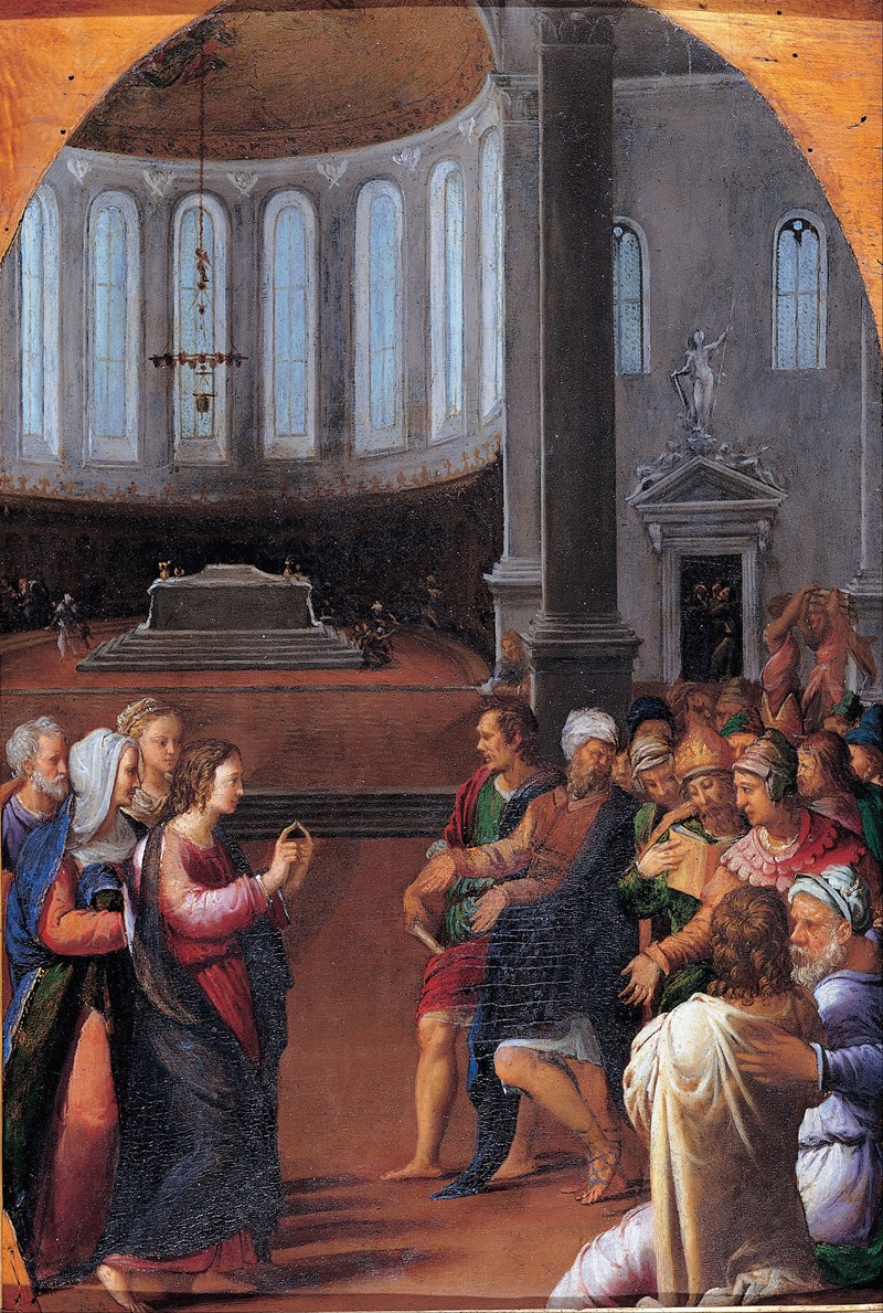 Christ among the doctors by Camillo Filippi, 1550 — digital art print download