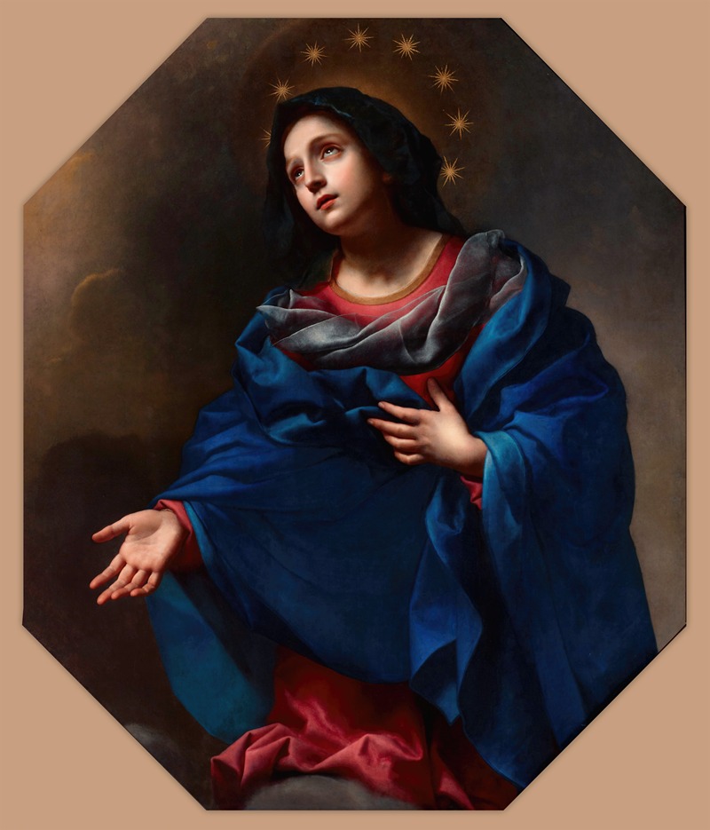 Madonna in Glory by Carlo Dolci, 1665-1675 — digital art print download