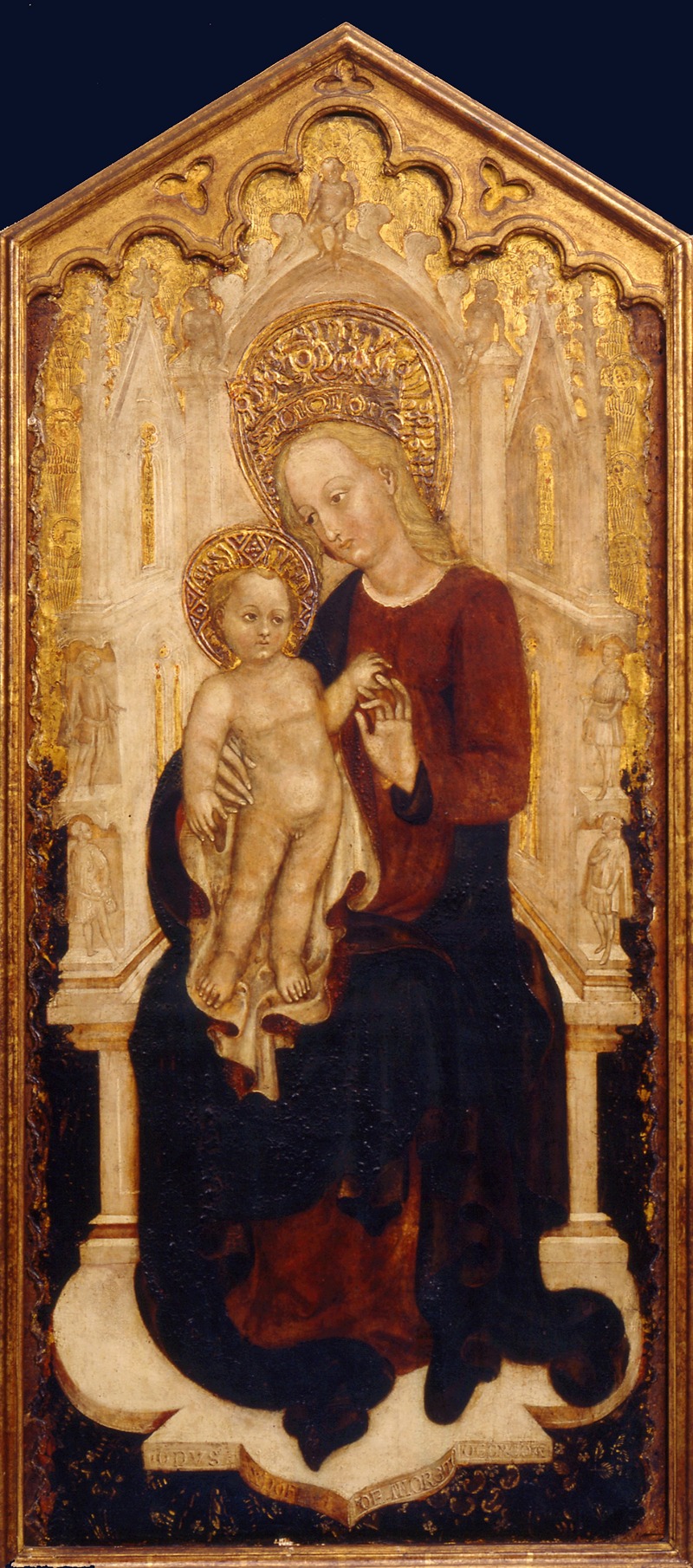 The Virgin and Child Enthroned by Cristoforo Moretti, 1451 - 1485 — digital art print download