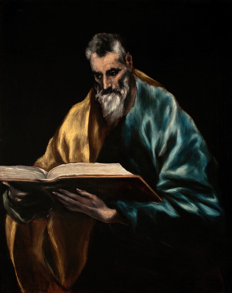 Apostle Saint Simon by Эль Греко (Доменикос Теотокопулос), 1610-1614 — digital art print download
