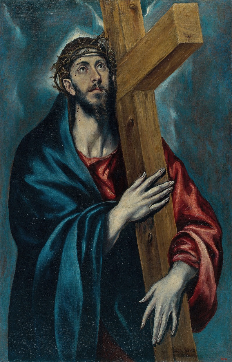 Christ Carrying the Cross by Эль Греко (Доменикос Теотокопулос) — digital art print download