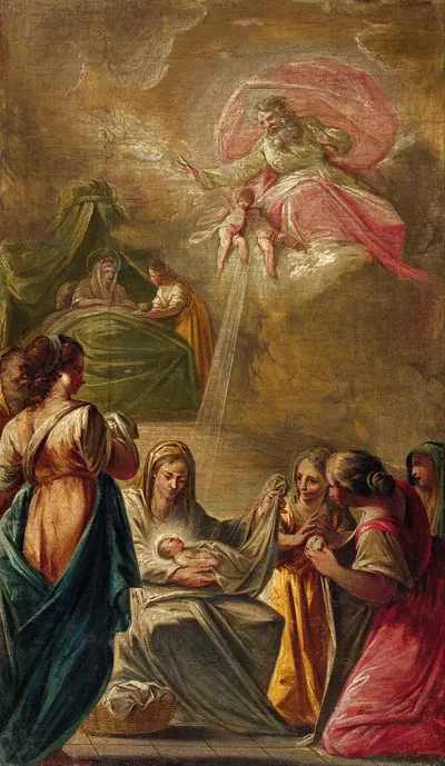Birth of the Virgin by Francesc Pla Duran — digital art print download
