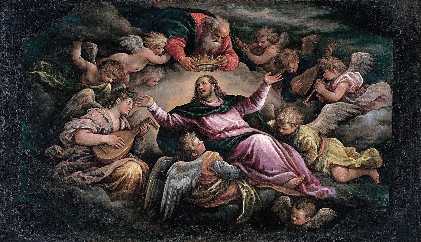 Christ in Glory by Франческо Бассано Младший — digital art print download
