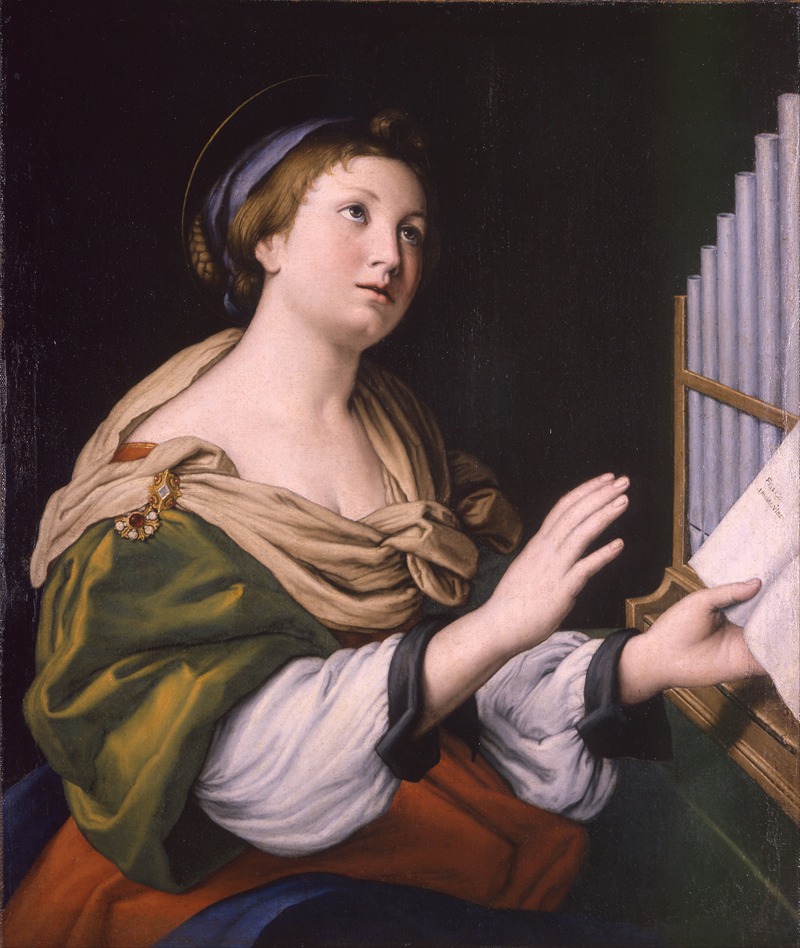 Saint Cecilia by Джованни Баттиста Сальви да Сассоферрато, 1635 - 1650 — digital art print download