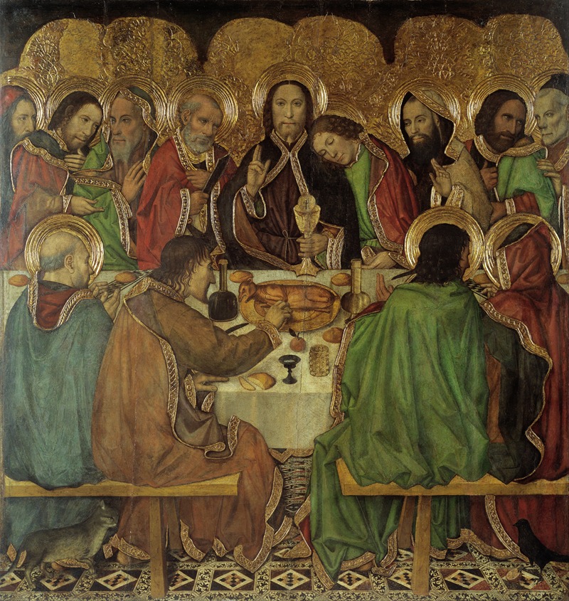 Last Supper by Jaume Huguet, 1463-1470 — digital art print download
