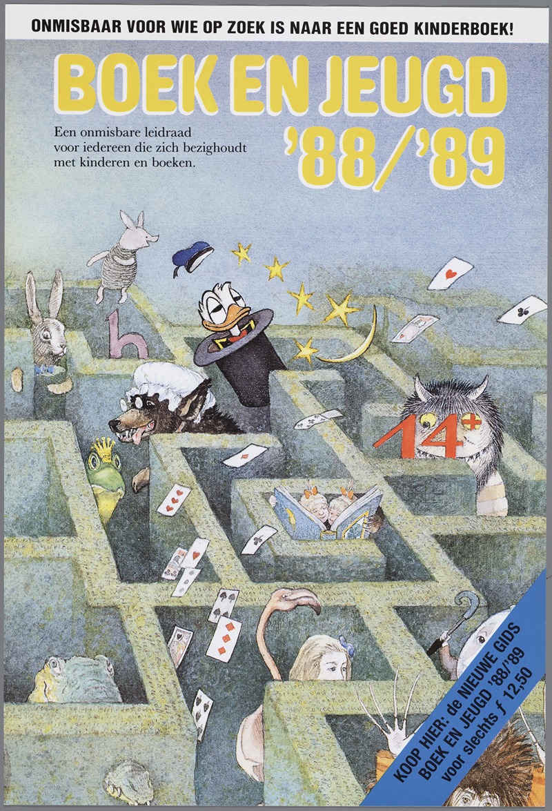 Boek en jeugd '88;'89 by Аноним, 1988 — digital art print download