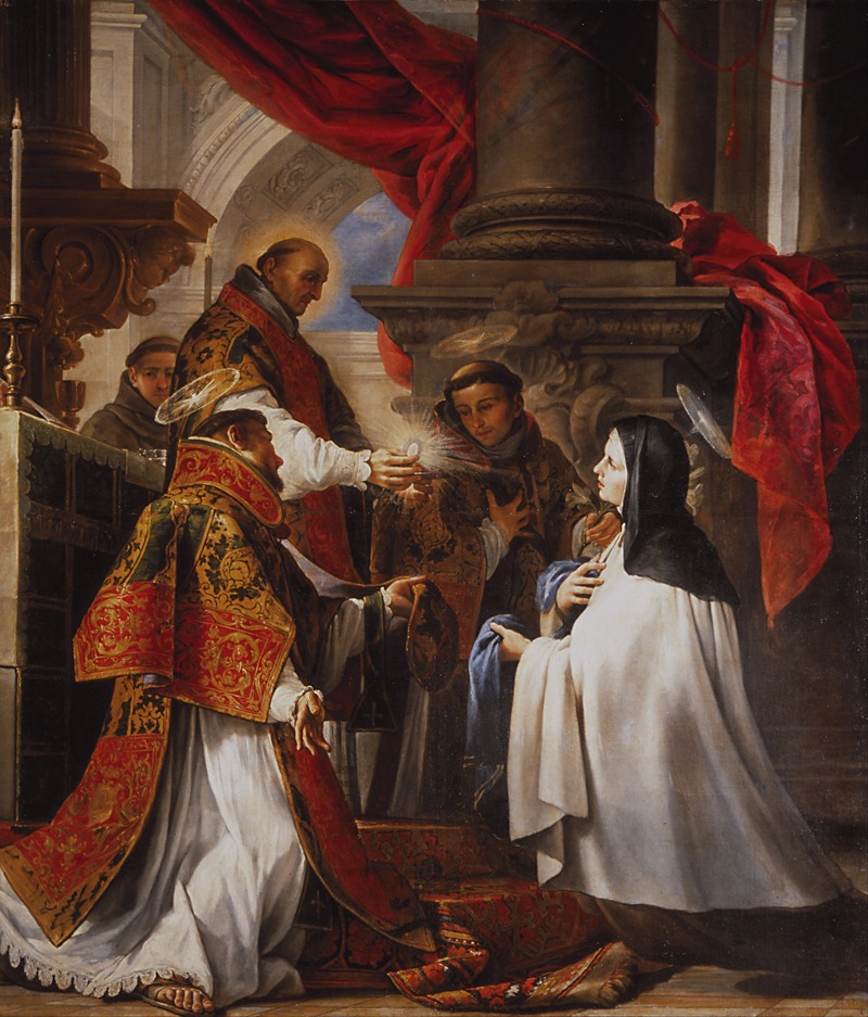 La comunión de Santa Teresa by Juan Martín Cabezalero — digital art print download
