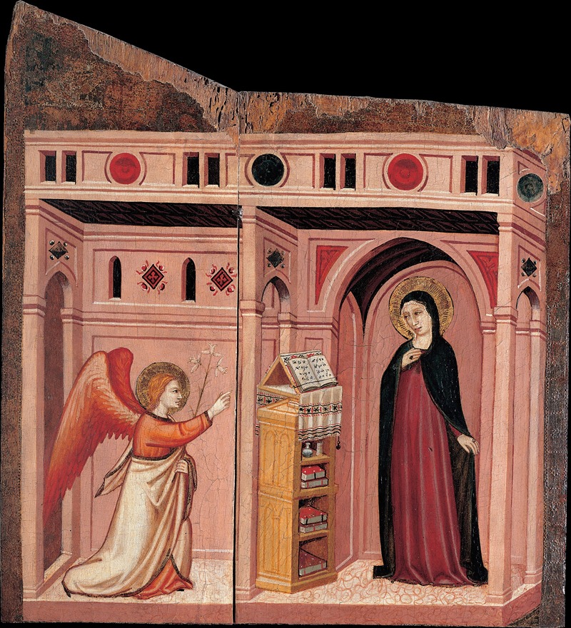 Annunciation by Maestro di Campli, 1550 — digital art print download