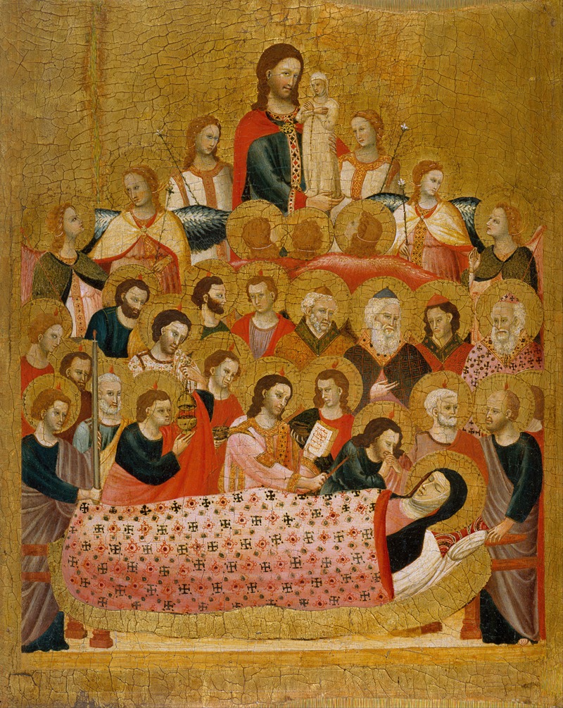 Dormition of the Virgin by Master of the Cini Madonna — digital art print download