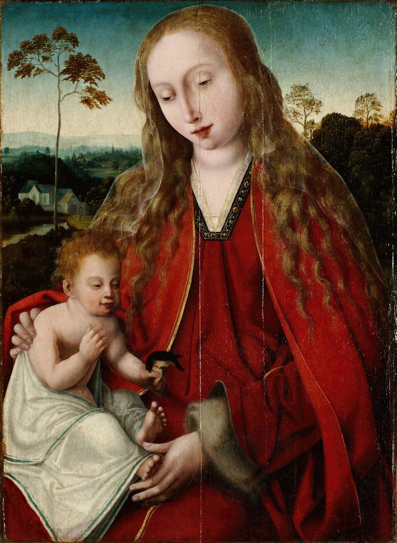 Madonna and Child by Master of the Mansi Magdalen — digital art print download