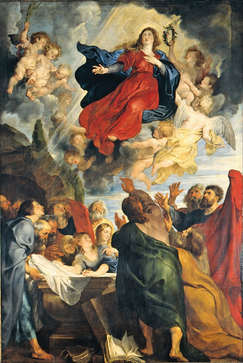Assumption of Mary by Петер Пауль Рубенс — digital art print download