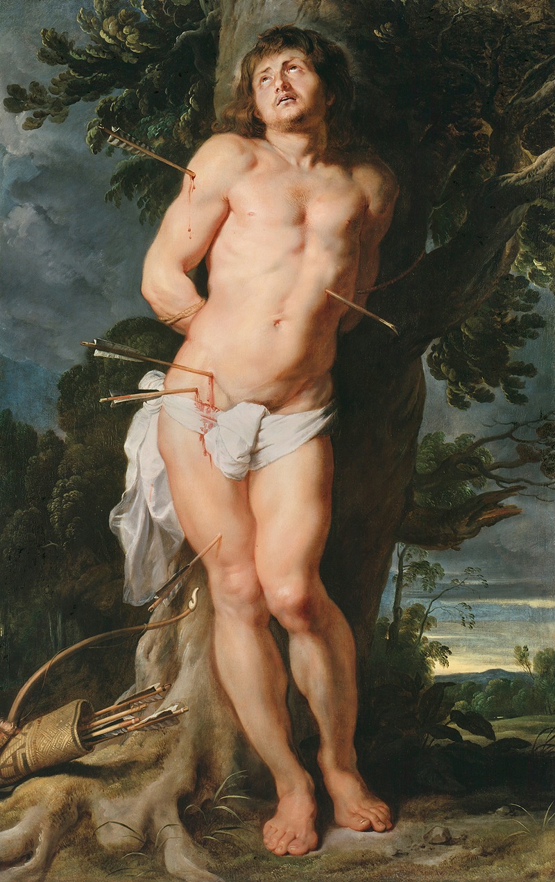 St. Sebastian by Петер Пауль Рубенс — digital art print download