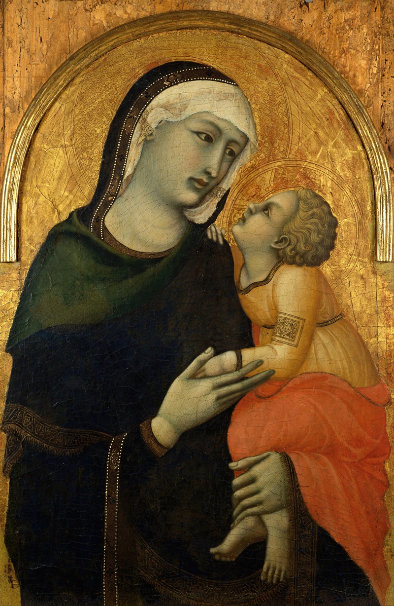 Madonna with Chid by Pietro Lorenzetti — digital art print download