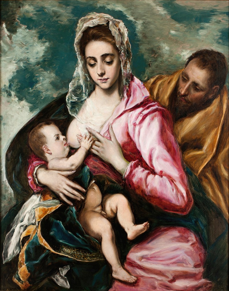 Holy Family by Раймундо де Мадразо и Гаррета, 1908 — digital art print download