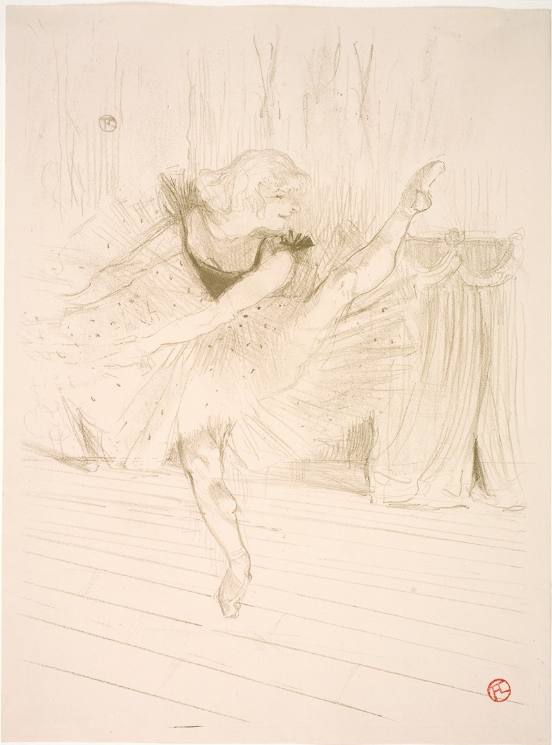 Miss Ida Heath, Danseuse Anglaise by Анри де Тулуз-Лотрек, 1893 - 1894 — digital art print download