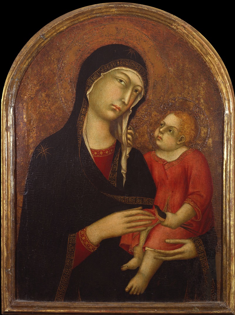 Madonna with Chid by Simone Martini — digital art print download