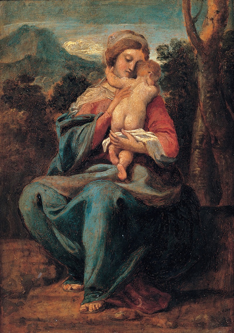 Madonna with the Child by Sisto Badalocchio — digital art print download