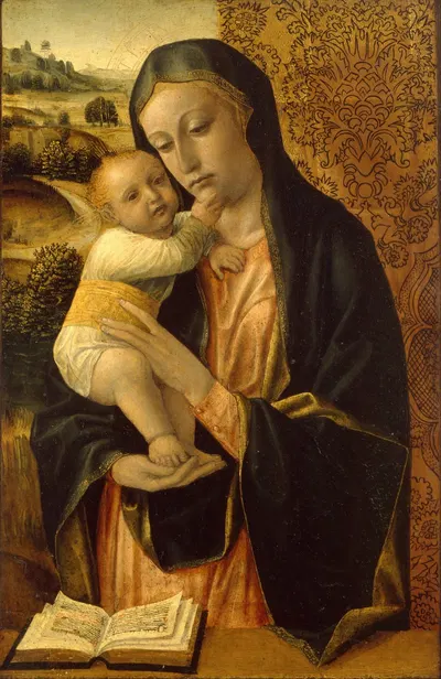 Virgin and Child by Винченцо Фоппа — digital art print download