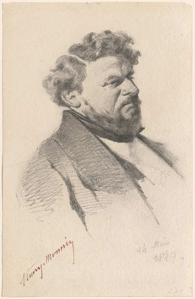 Portrait of a Man — Henry Bonaventure Monnier