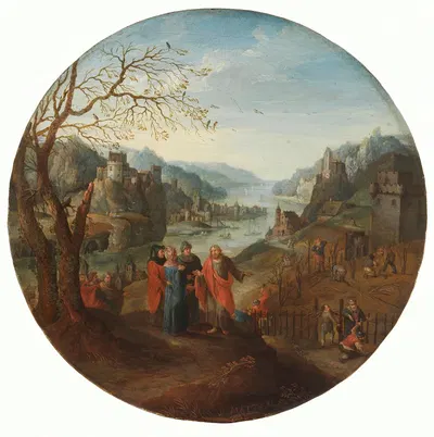 Parable from the Barren Fig Tree by Абель Гриммер, 1565-1625 — digital art print download