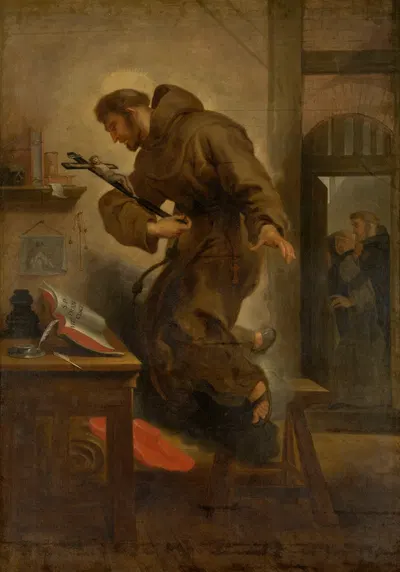 Saint Bonaventura in Ecstasy by Абрахам ван Дипенбек — digital art print download