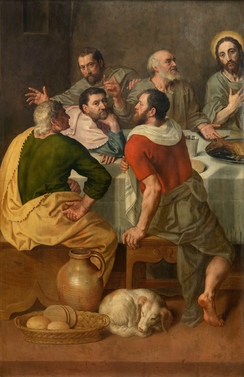 The Last Supper by Адриан Томасз. Кей, 1575 — digital art print download