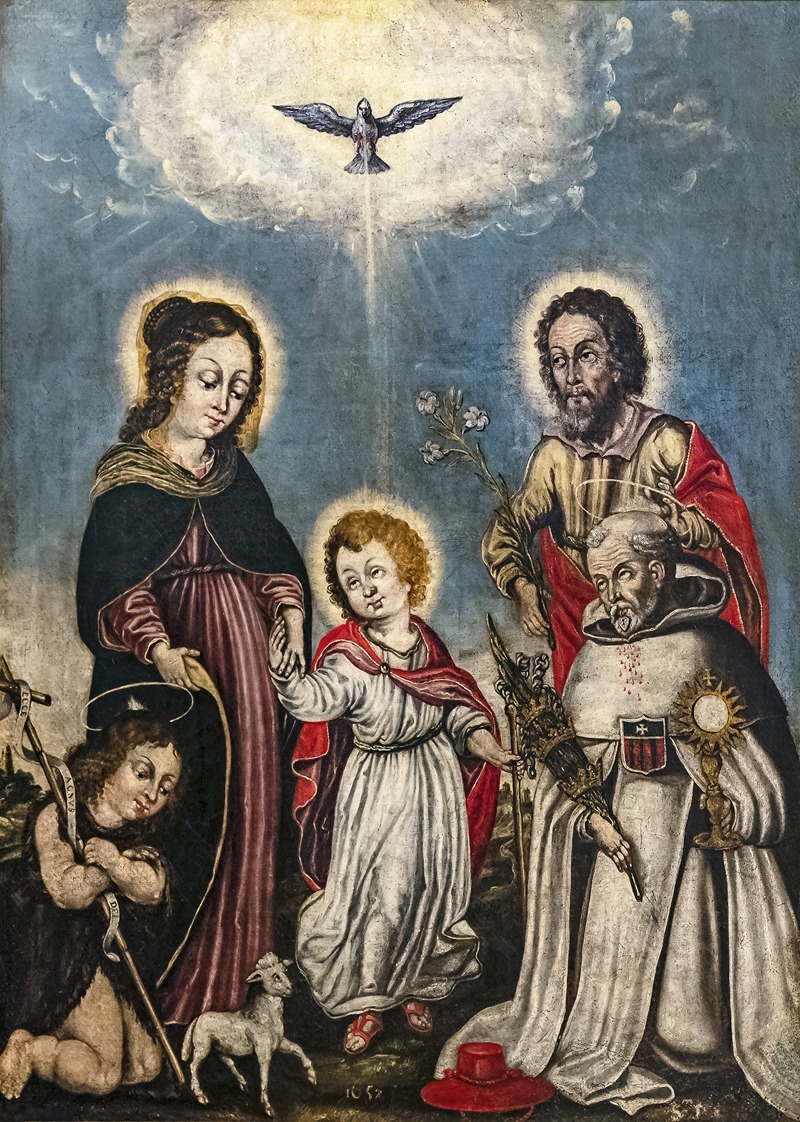 La Saint famille by Аноним, 1653 — digital art print download