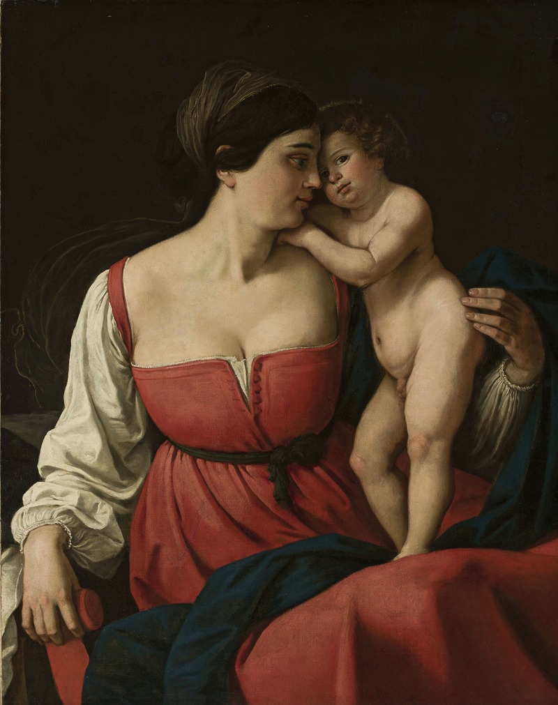 Madonna with Child Jesus by Аноним — digital art print download