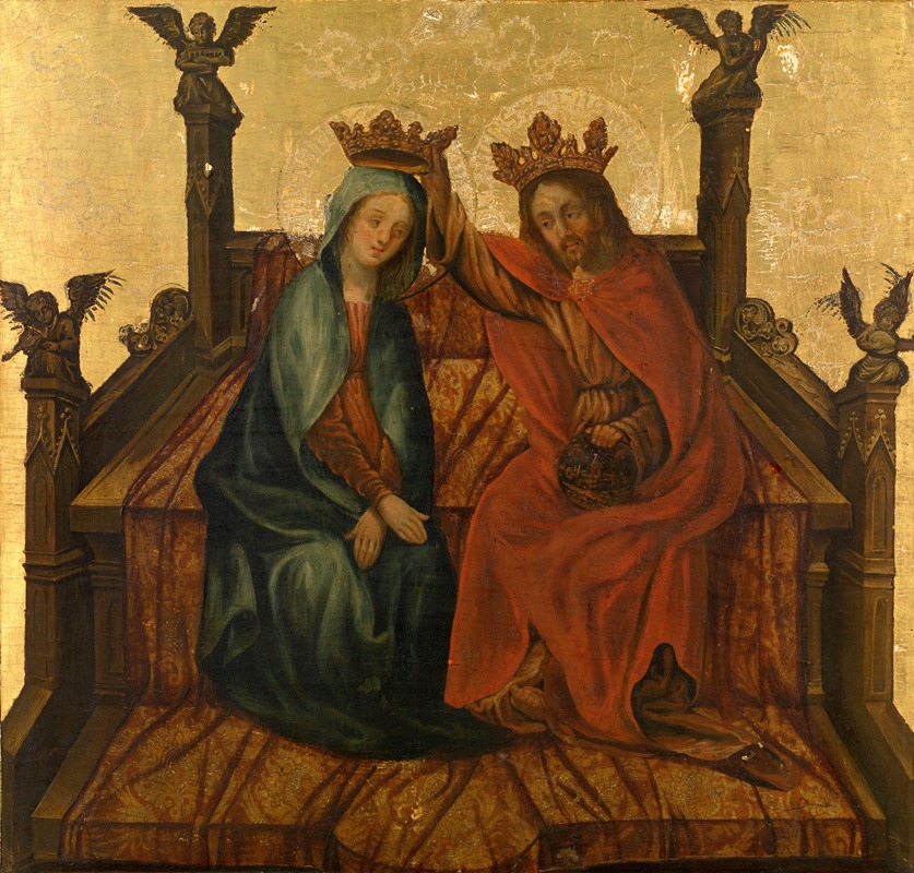 Coronation of Mary by Аноним — digital art print download