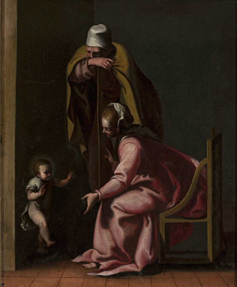 First steps of Jesus by Аноним — digital art print download