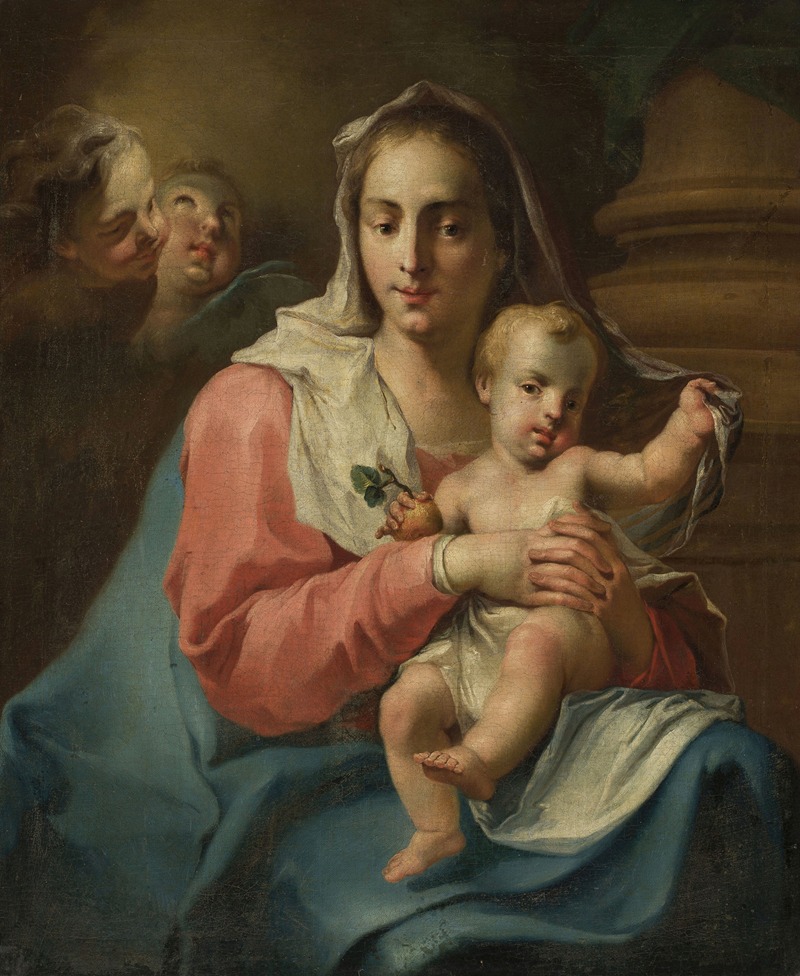 Madonna with Child Jesus by Аноним — digital art print download