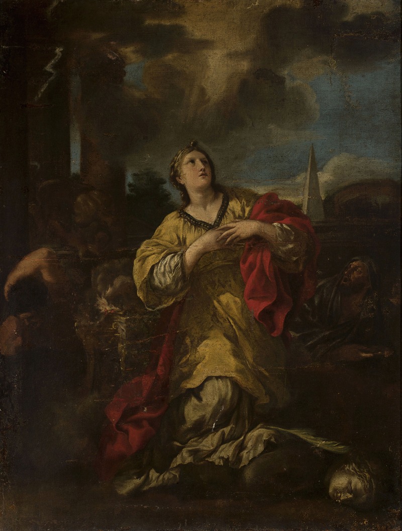 Martyrdom of St. Martina — Anonymous