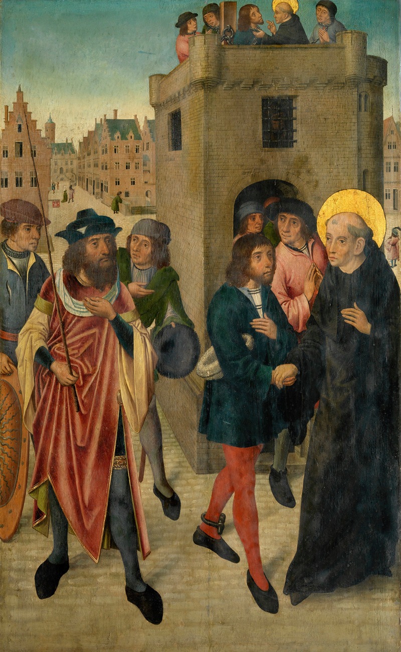 Saint Leonard Liberating Captives by Аноним, 1475-1499 — digital art print download