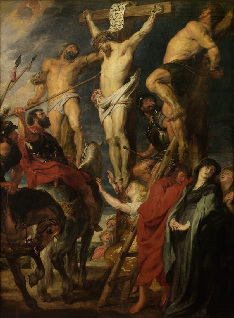 Christ on the Cross, 'Le coup de lance' — Anthony van Dyck